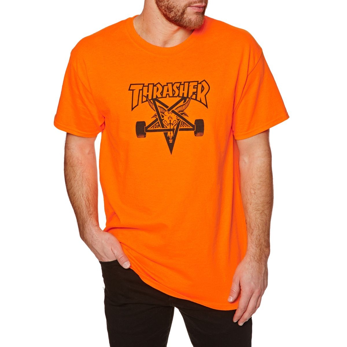 Thrasher Skate Goat T-Shirt Orange | Camiseta | Desssliza3