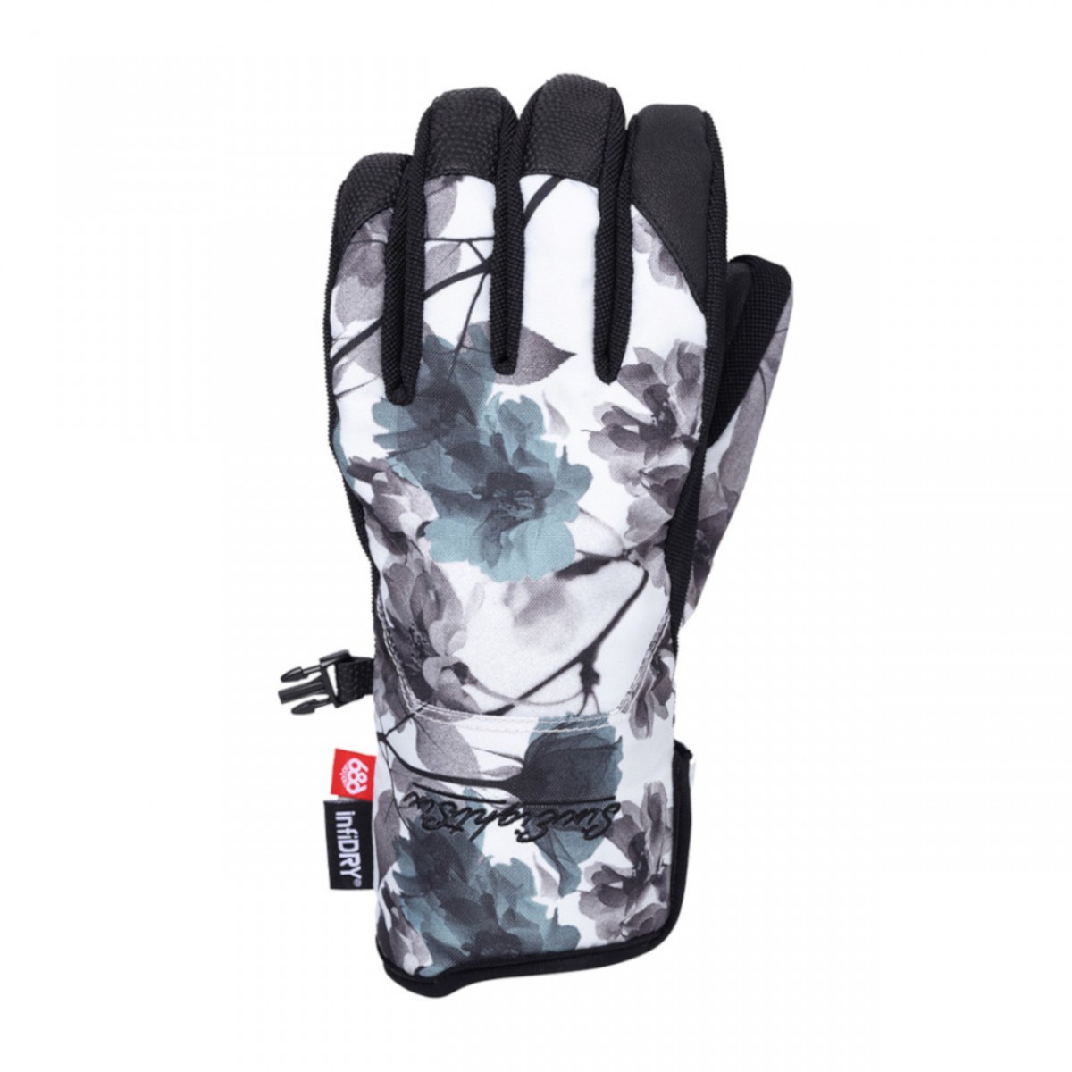 686 Ruckus Pipe Glove Black, Guantes snowboard