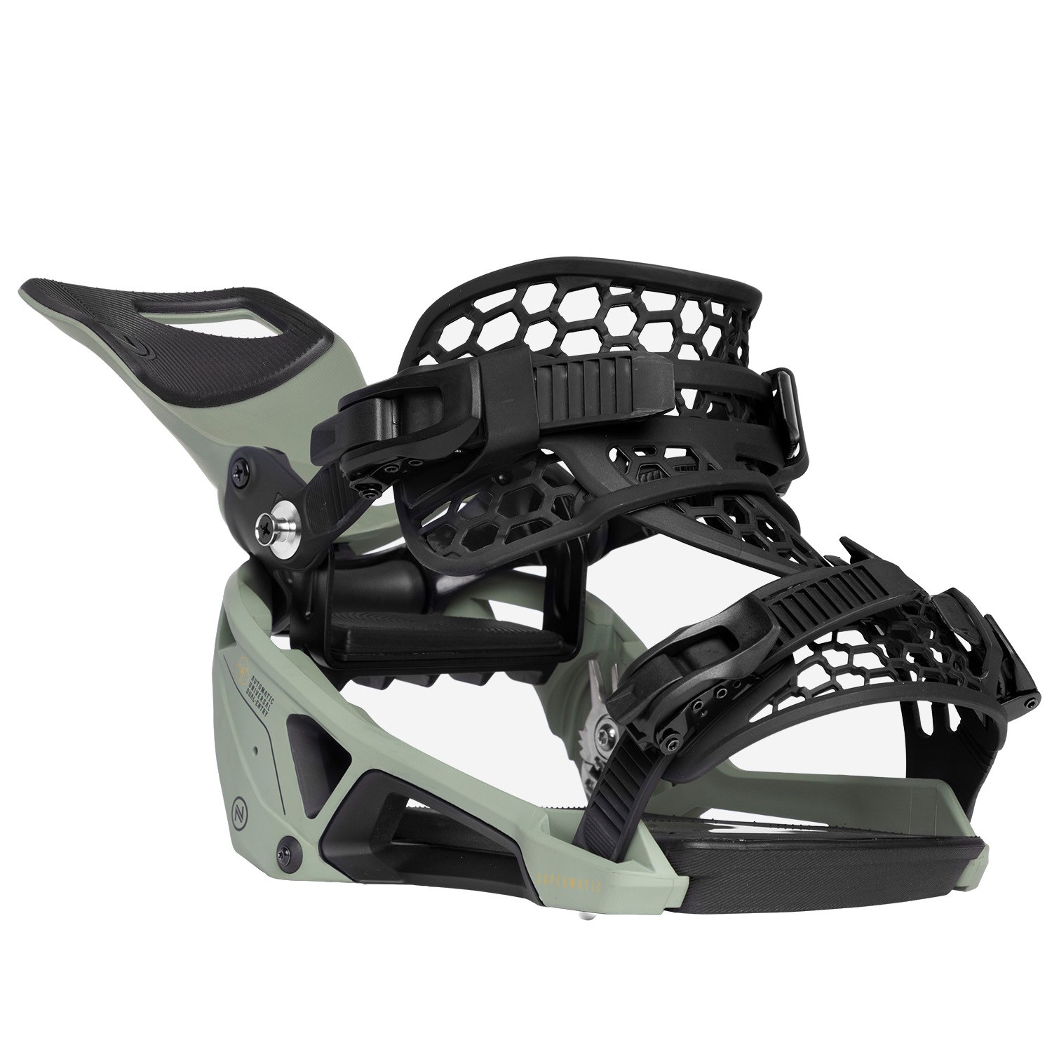 Nidecker Supermatic Olive | Fijaciones snowboard | Desssliza3