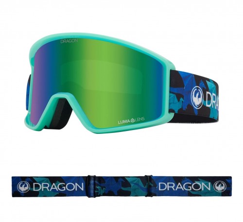 Gafas de snowboard Dragon Alliance DXT OTG Origami/Green Lens