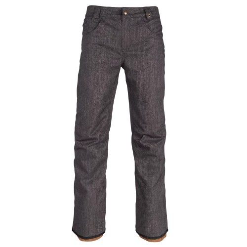 Pantalones de snowboard 686 Mns Raw Insulated Pant Black Denim