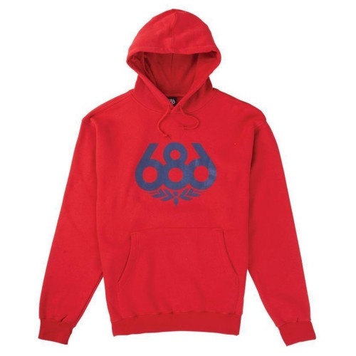 Sudadera 686 Wreath Pullover Hoody Red