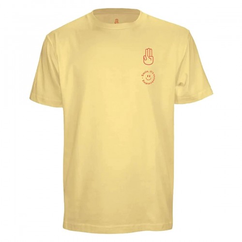 Camiseta Bataleon Smile Tee Yellow