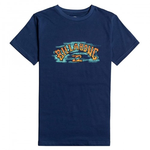 Camiseta Billabong Arch Crayon Tee Boy Denim Blue