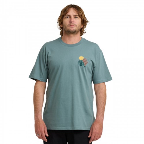 Camiseta Billabong Canyons Regular Tee Sea Blue