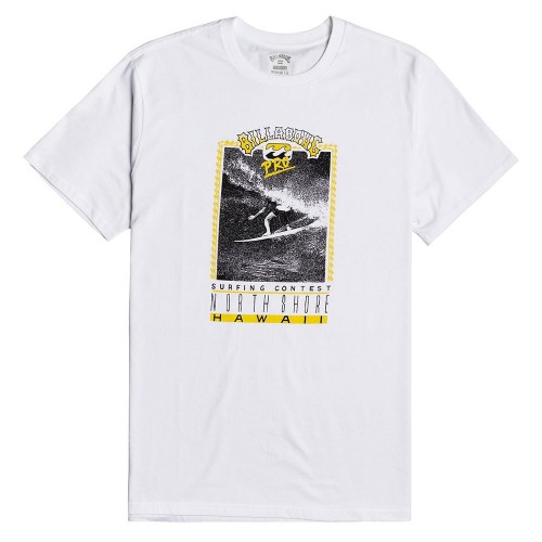 Camiseta Billabong Hawaii Contest Tee White