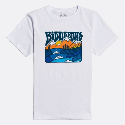 Camiseta Billabong Mt Rock Tee White