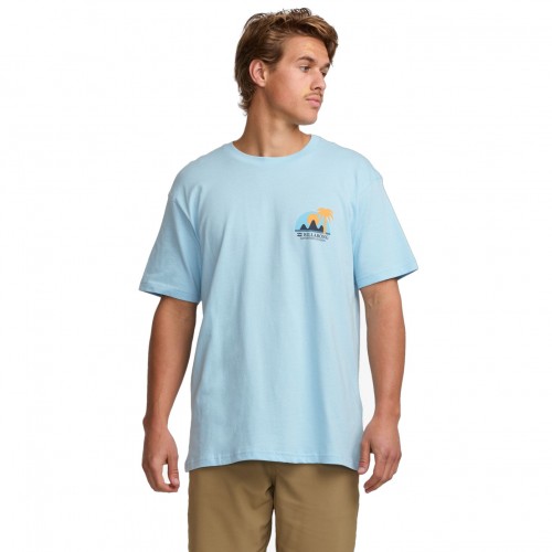 Camiseta Billabong Sun Down Adiv Tee Coastal Blue
