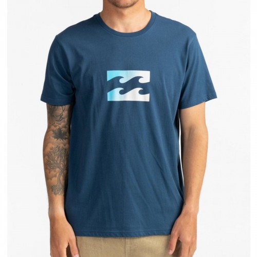 Camiseta Billabong Team Wave Tee Denim Blue
