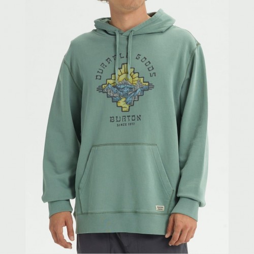 Burton Burkett Organic Pullover Hoodie Lily Pad