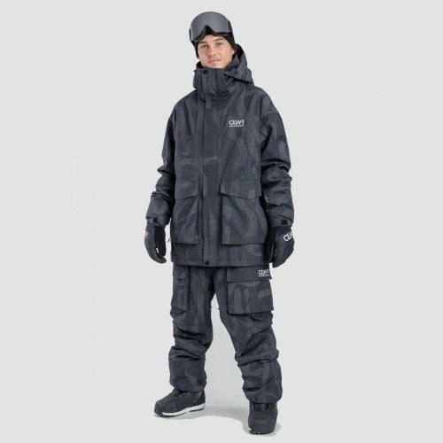 Chaqueta de snowboard Colour Wear M Mountain Cargo Jacket Reflective Black