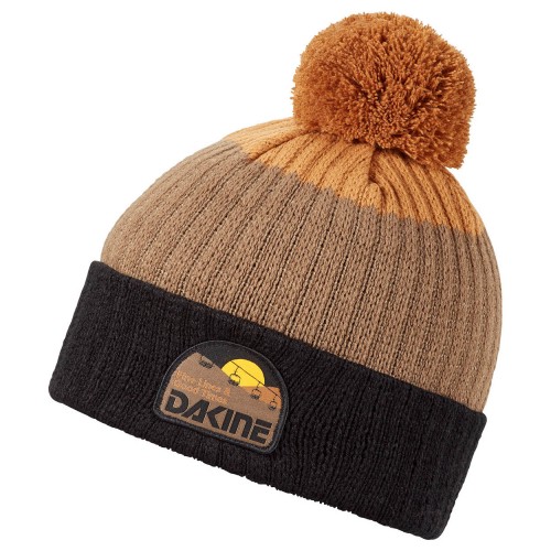 Gorro de snowboard Dakine Ezra Beanie Black/Cholate Chip/Caramel