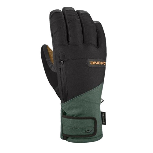 Guantes de snowboard Dakine Leather Titan GTX Short Glove Dark Forest