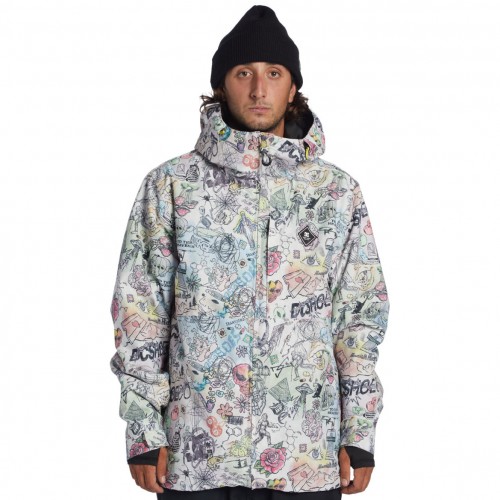 Chaqueta de snowboard DC Shoes Basis Print Jacket Vision Quest