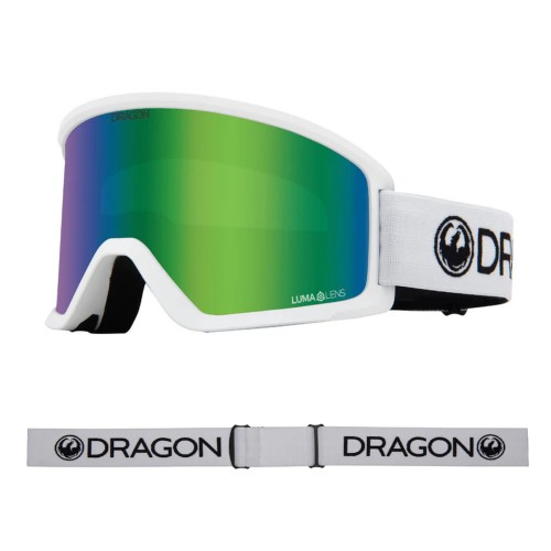 Gafas de snowboard Dragon DR DX3 OTG White/Green Ionized
