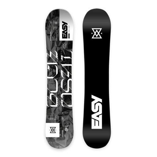 Tabla de snowboard Easy Snowboards Black Torsion
