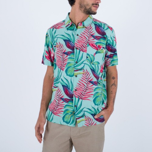 Camisa Hurley Rincon Shirt Tropical Mist