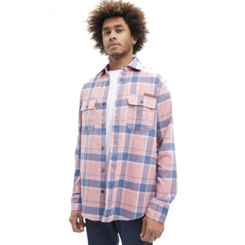 Camisa Hydroponic Flamingo Shirt Pink Check
