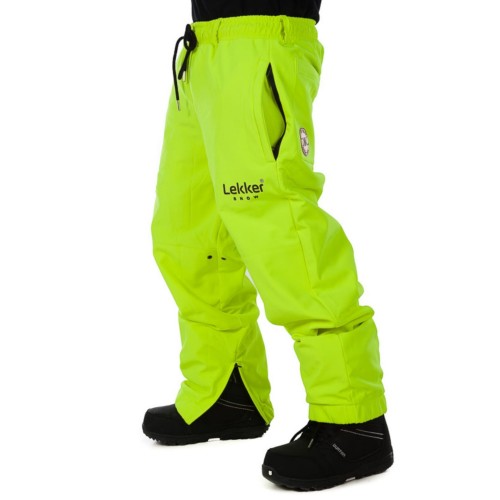 Pantalones de snowboard Lekker Snow Snow Pants Lime