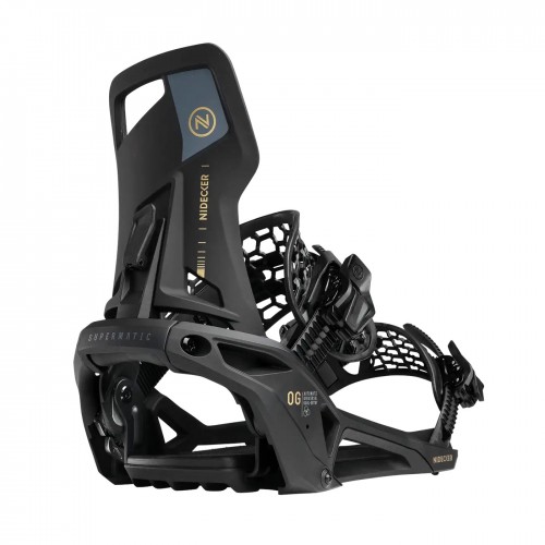 Fijaciones de snowboard Nidecker OG Supermatic Black 2026