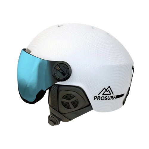 Casco de snowboard Prosurf Carbon Visor Photochromique White