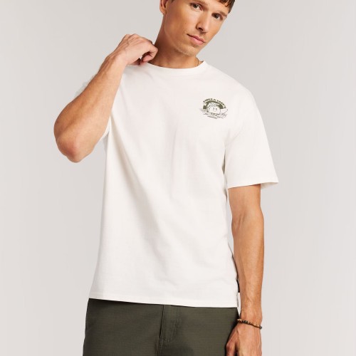 Camiseta Protest Elstow Tee Seashell Offwhite