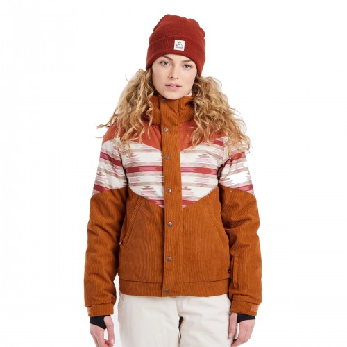 Chaqueta de snowboard Protest Prtluchu Nutty Cognac