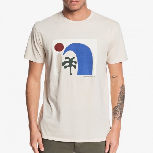 Camiseta Quiksilver Abstract Session Brazilian Sand