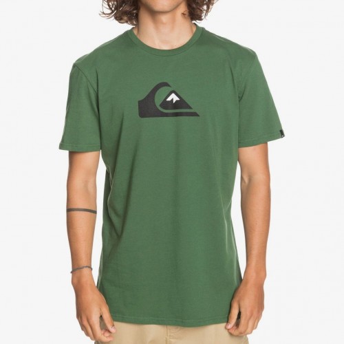 Camiseta Quiksilver Comp Logo Tee Greener Pastures