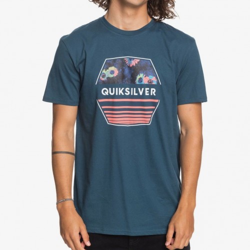 Camiseta Quiksilver Drift Away Tee Majolica Blue