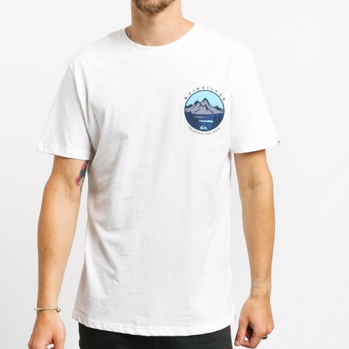 Camiseta Quiksilver Lake Chaser Tee White