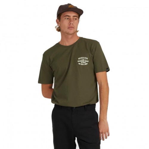 Camiseta Quiksilver Locked Up Tee Grape Leaf