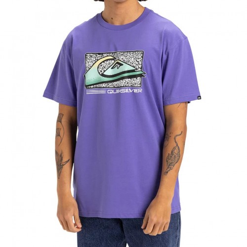 Camiseta Quiksilver Retro Fade Tee Dusted Peri