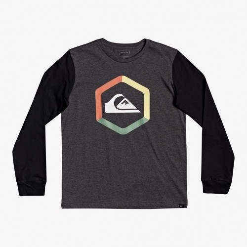 Camiseta Quiksilver The Boldness Charcoal Heather