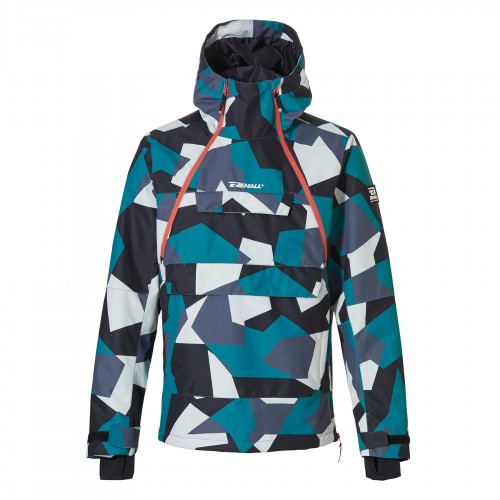 Chaqueta de snowboard Rehall Buck-R Camo Teal Green