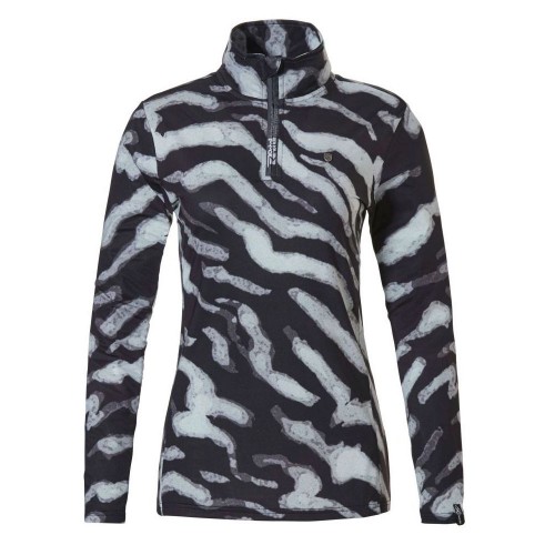 Camiseta de snowboard Rehall Mandy-R Skipully Black Zebra