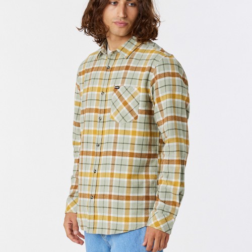 Camisa Rip Curl Checked In Flannel Sage
