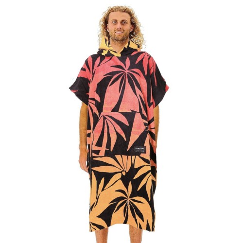 Poncho de surf Rip Curl Combo Print Hooded Towel Red
