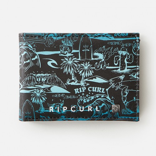 Cartera Rip Curl Combo Pu Slim Aqua