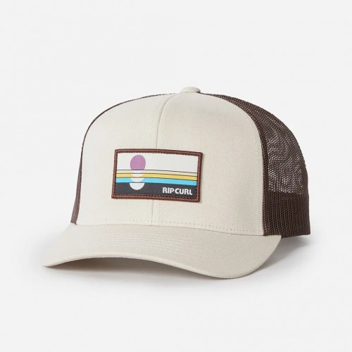 Gorra Rip Curl Custom Curve Trucker Vintage White