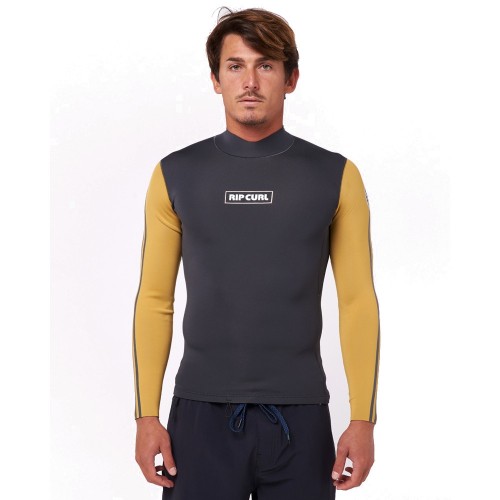 Neopreno de surf Rip Curl Dawn Patrol Revo 1.5 Jacket Mustard