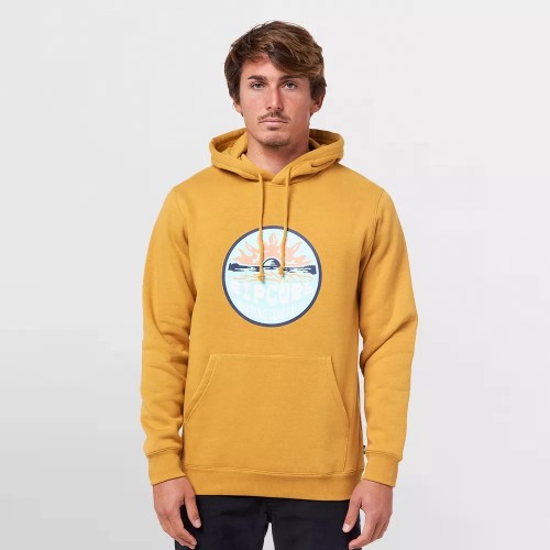 Sudadera Rip Curl Down The Line Fp Hooded Mustard