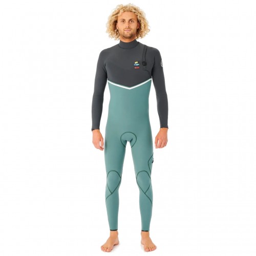 Neopreno de surf Rip Curl E Bomb 3/2 Z/Free Searchers Muted Green