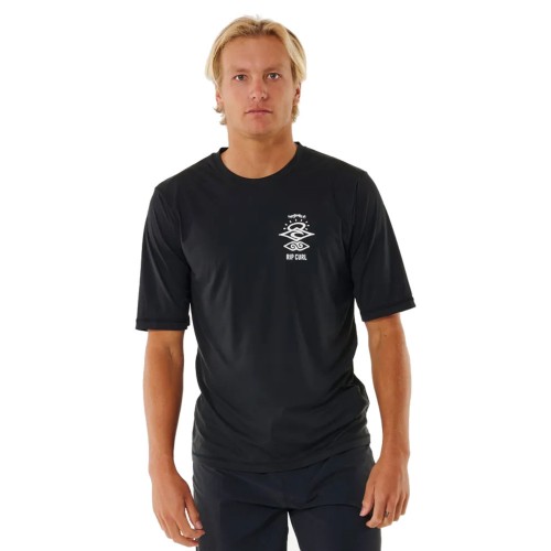Lycras de surf Rip Curl Icons Surflite UPF S/S Black