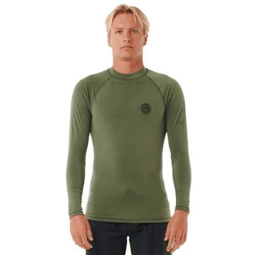 Lycras de surf Rip Curl Icons UPF Brushed L/S Dark Olive