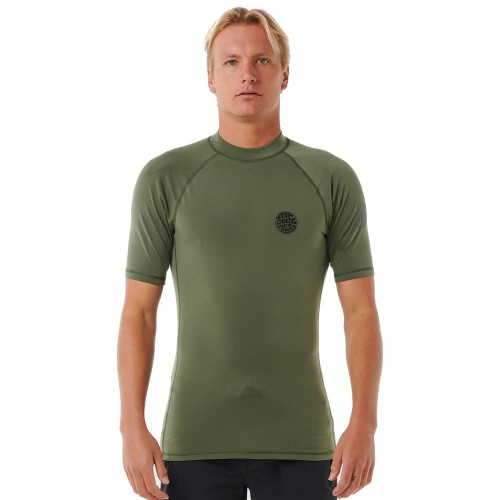 Licra surf Rip Curl Icons UPF Brushed S/S Dark Olive