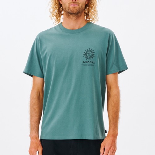 Camiseta Rip Curl Mystic Sunrise Tee Blue Stone