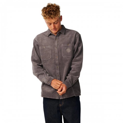 Camisa Rip Curl Premium Surf Cord Shirt Deep Mushroom