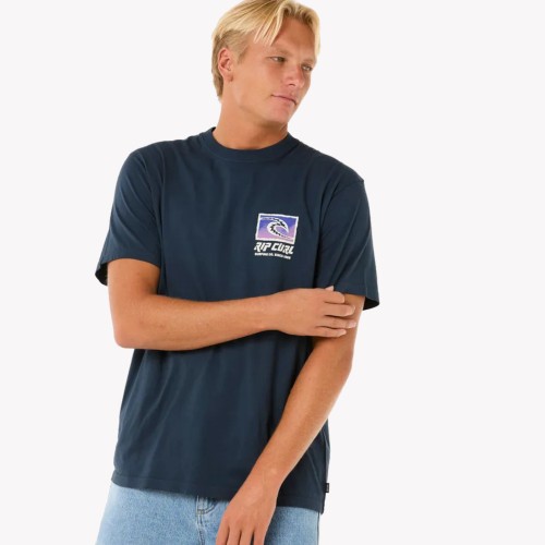 Camiseta Rip Curl Raw Energy Trad Tee Dark Navy