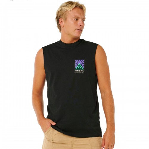 Camiseta Rip Curl Search Dawn Muscle Black
